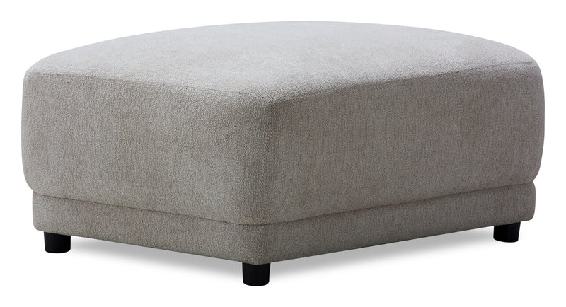 Pouf Voyage en tissu - beige