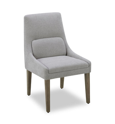 Clay Dining Chair with Polyester Fabric - Dove Grey | Chaise de salle à manger Clay en tissu de polyester - gris tourterelle