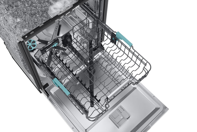 Lave-vaisselle Samsung de 24 po et de 38 dBA avec commandes sur le dessus, nettoyage avec IA et 3e panier - DW90F89T0UMTAA