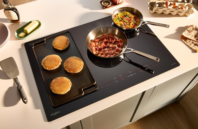Surface de cuisson à induction Whirlpool de 36 po à 5 éléments - noire - WCIT7536SB