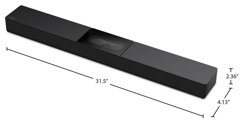 Barre de son Hisense à 2.1 canaux avec Dolby AudioMC, DTS Virtual:XMC et caisson d’extrêmes graves intégré (A620)