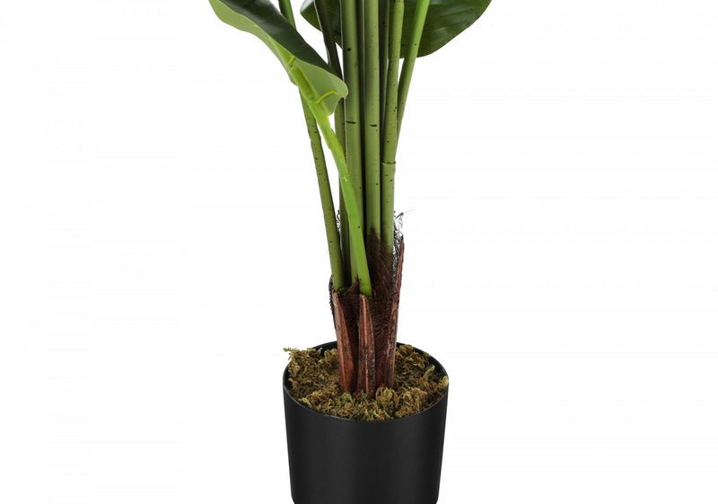 Strelitzia artificielle de 59 po en pot de 5 po