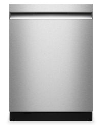  Lave-vaisselle KitchenAid de 24 po et de 44 dBA et troisième panier 360° Max JetsMC - acier inoxydable avec fini PrintShieldMC - KDPS724SPS