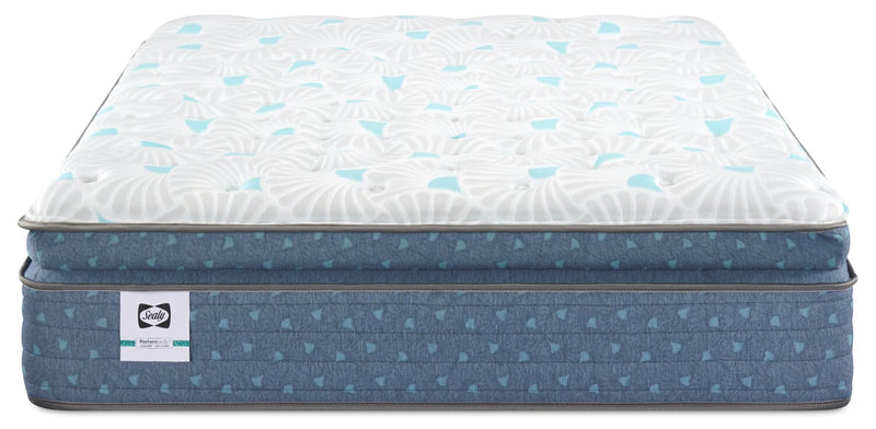 Matelas Euro-plateau épais Paradiso Resort Luxury Posturepedic Crown Jewel de Sealy pour très grand lit