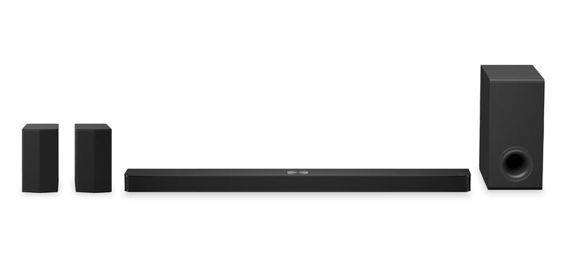 Barre de son de cinéma maison LG S90TR avec Dolby AtmosMD et haut-parleurs arrière (S90TR.DCANLLK)