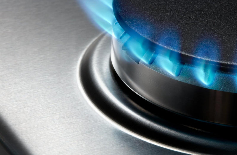 Surface de cuisson à gaz Whirlpool de 30 po avec grille à charnières 2 en 1 qui se convertit en plaque chauffante - WCGK7530PS