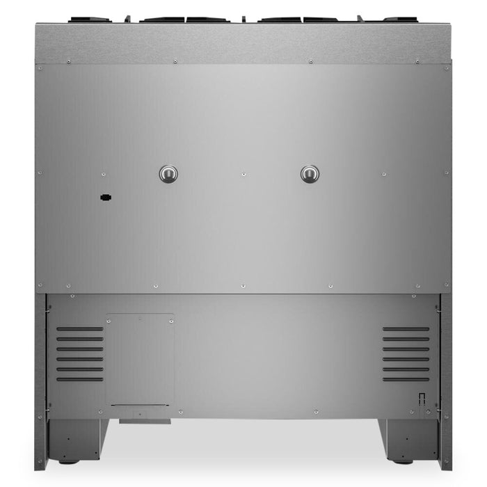 Cuisinière à gaz KitchenAid de 5,1 pi3 et de 36 po avec mode de friture à air sans préchauffage - minerai noir - KFGS936SBE