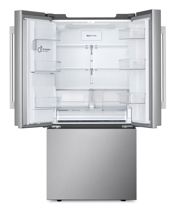Réfrigérateur LG de 33 po et de 25 pi³ de profondeur standard à portes françaises - acier inoxydable - LF25H6330S
