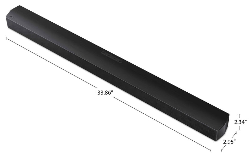Barre de son de 370 W à 3.1 canaux HW-B650F de Samsung et caisson d’extrêmes graves sans fil