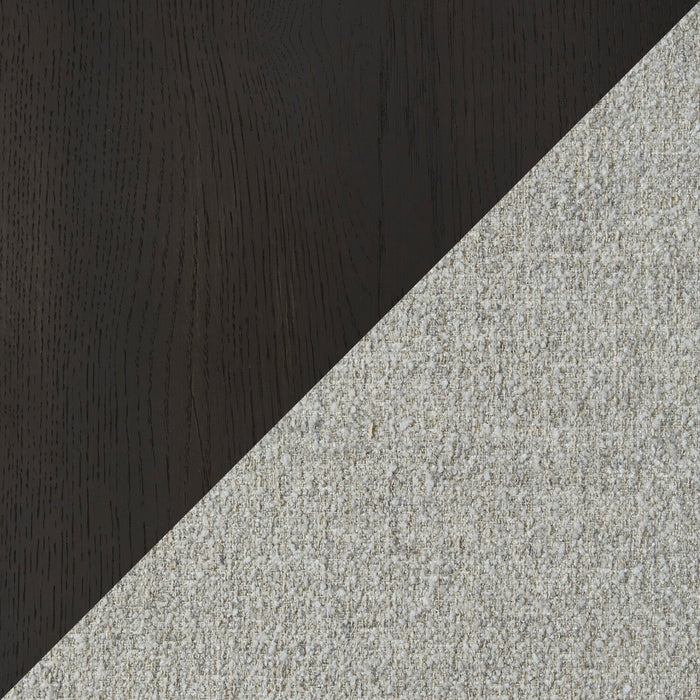 Ensemble de salle à manger Logan 7 pièces avec table, rallonge de 72 po à 108 po (L) et 6 chaises - chêne naturel et noir rustique