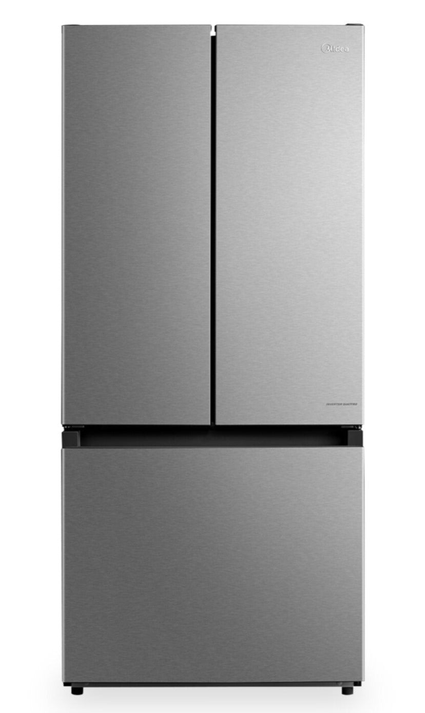 Réfrigérateur Midea de 18,4 pi³ et de 30 po à portes françaises a