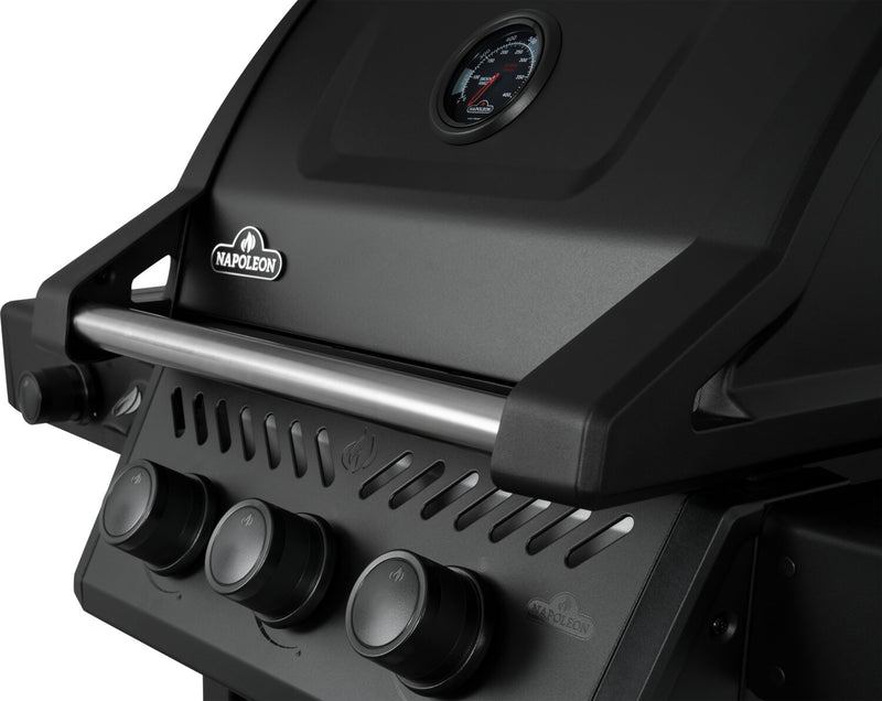 Barbecue à gaz propane 365 de Napoleon de 43 000 BTU avec brûleur latéral infrarouge - FP365DSIBPMK-1