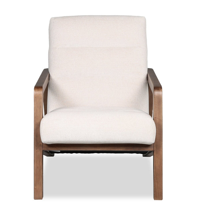 Fauteuil d’appoint Cove de 28 po en tissu de chenille - taupe 