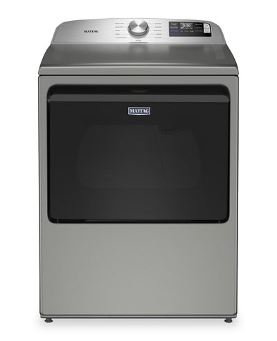 Maytag 7.4 Cu. Ft. Electric Dryer - Radiant Silver - YMED6205RR | Sécheuse électrique Maytag de 7,4 pi³ - argenté radieux - YMED6205RR