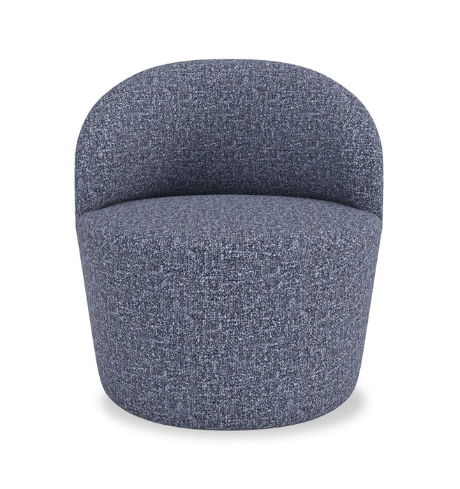 Fauteuil d’appoint Lexi de 28,35 po en tissu - bleu