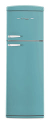 Réfrigérateur Classic Rétro d’Unique de 24 po et de 11 pi3 à congélateur supérieur - turquoise brume marine - UNQ-310L T TM
