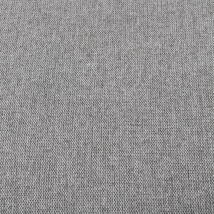 Sofa-lit Drift de 66,5 po en tissu d’apparence lin avec accoudoirs rectilignes - gris