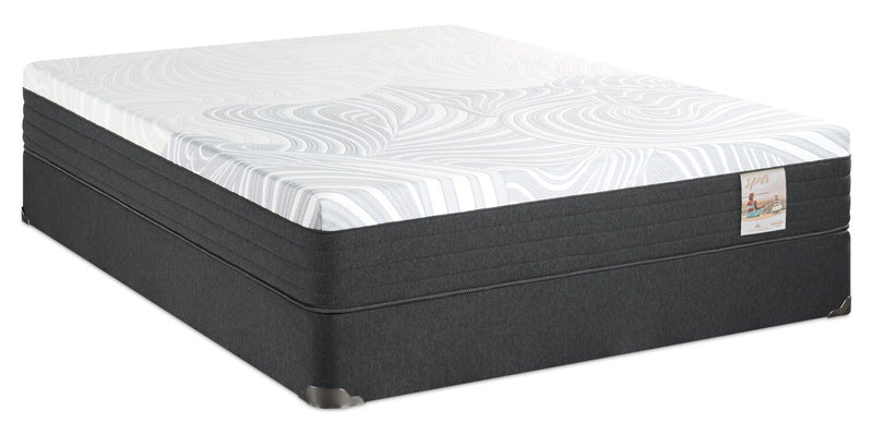 Ensemble matelas ferme à plateau-coussin dans une boîte Spa 10 de Springwall pour grand lit