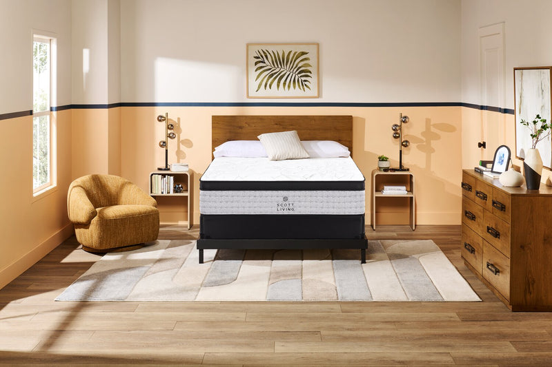 Ensemble matelas à Euro-plateau Moyen Berwick de Scott Living pour grand lit 