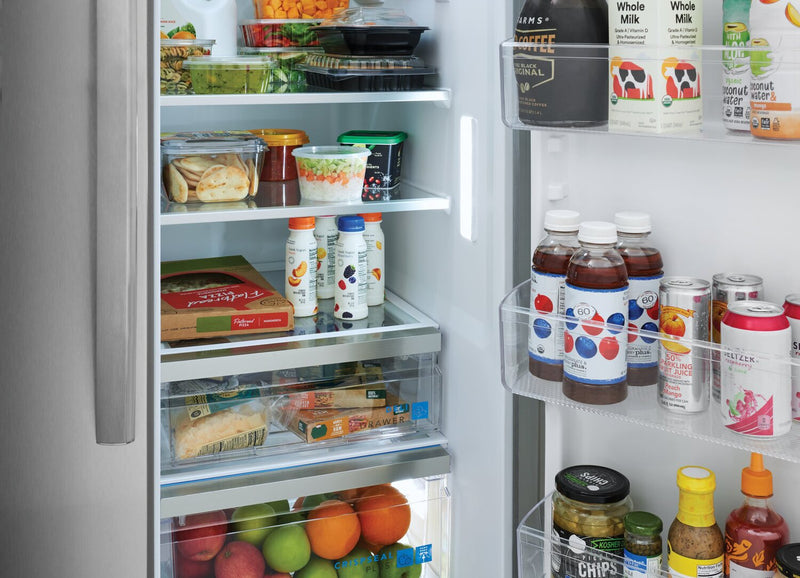 Réfrigérateur Frigidaire Gallery de 26 pi3 et de 36 po à compartiments juxtaposés - acier inoxydable - GRSN2620AF