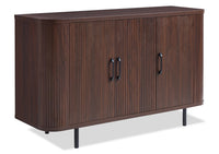 Armoire décorative Carlene de 47 po - noyer foncé