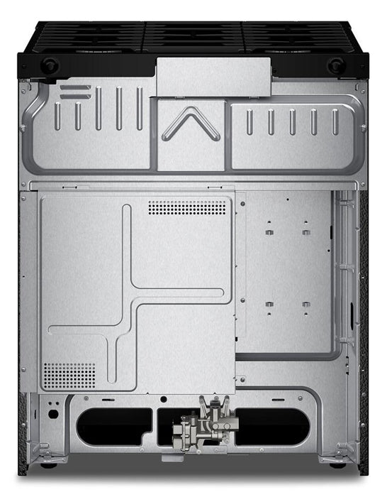 Cuisinière à gaz intelligente Whirlpool de 30 po, 5 pi³ – noir – WSGS3330TB