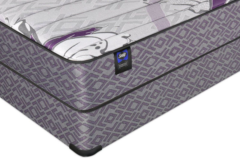 Ensemble Matelas semi-ferme à plateau régulier Kylie 2.0 de collection Essential de Sealy pour lit double