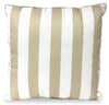 Coussin décoratif rayé pour l’intérieur et l’extérieur - beige