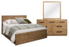 Ensemble de chambre à coucher Henri 5 pièces avec très grand lit