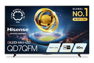 Téléviseur QLED Hisense de série QD7QFM de 65 po avec Mini DEL, IA et Fire TV (65QD7QFM)