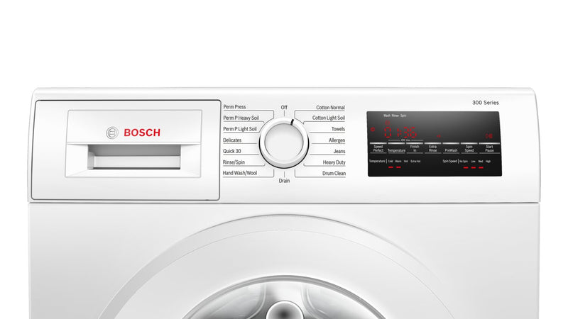Laveuse compacte Bosch 24 po de série 300 à chargement frontal de 2,2 pi3 -  WGA14400UC