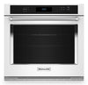 Four mural simple électrique KitchenAid de 5 pi³ et de 30 po avec friture à air - blanc - KOES530PWH