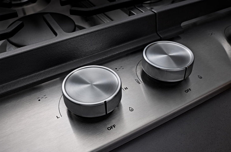 Surface de cuisson à gaz sur métal KitchenAid de 30 po avec grilles en fonte - acier inoxydable - KCGK330SSS