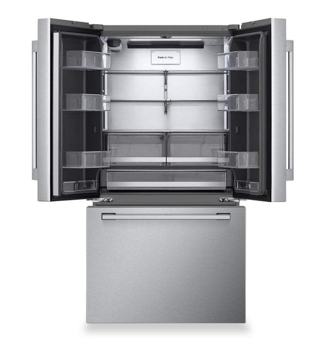 Réfrigérateur intelligent LG Studio de 27 pi3 et de 36 po de profondeur comptoir MAXMCà portes françaises - acier inoxydable - SRFB27S3