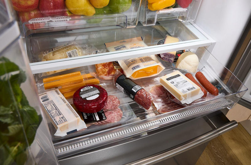 Réfrigérateur KitchenAid de 20 pi³ et de 30 po à portes françaises - acier inoxydable avec fini PrintShieldMC - KRFF330SPS