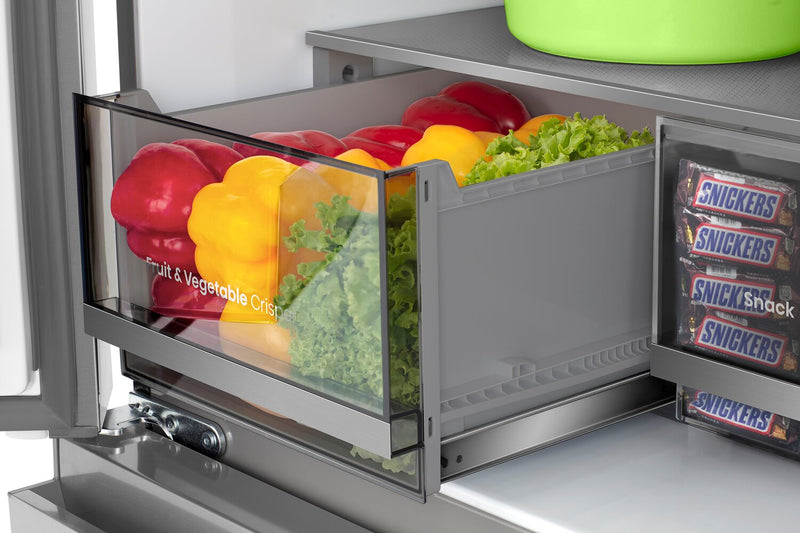 Réfrigérateur Hisense de 22,5 pi3 et de 36 po de profondeur comptoir à 4 portes françaises - acier inoxydable - RQ23G4FSEI