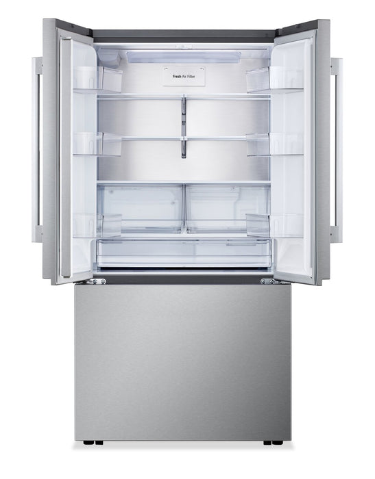 Réfrigérateur LG de 25,1 pi3 et de 36 po de profondeur comptoir à portes françaises - acier inoxydable résistant aux taches - LF25BZH42S