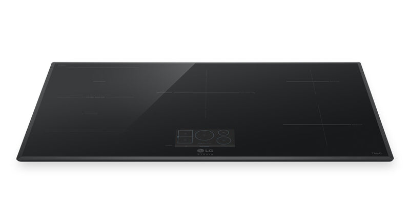 Surface de cuisson à induction LG Studio de 36 po à 5 brûleurs avec zone de cuisson polyvalente - CBIS3618BE