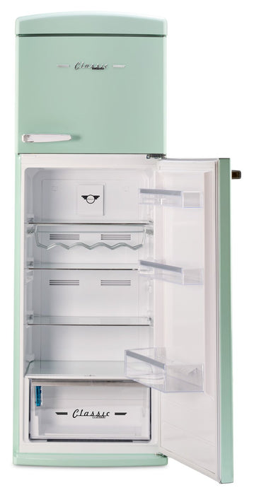Réfrigérateur Classic Rétro d’Unique de 24 po et de 11 pi3 à congélateur supérieur - vert menthe estival - UNQ-310L LG TM