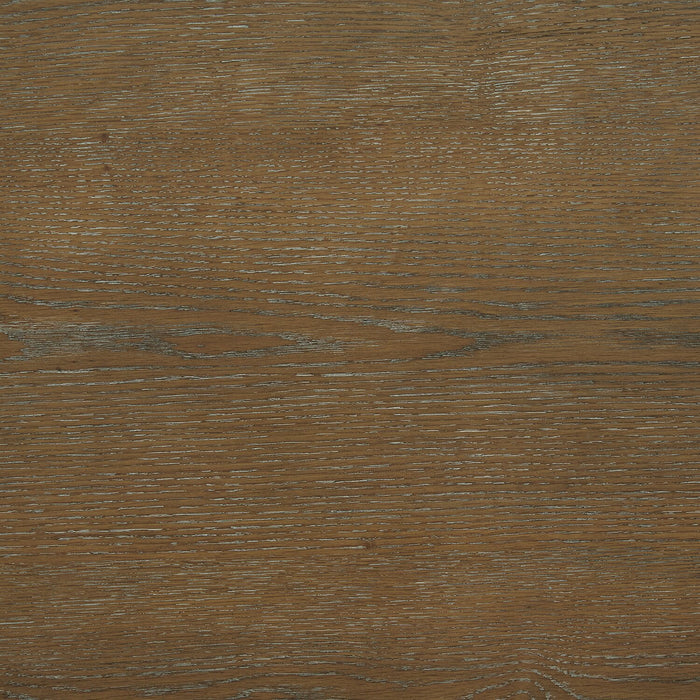 Table de bout ronde moderne Declan de 18 po avec tablette - bois naturel 