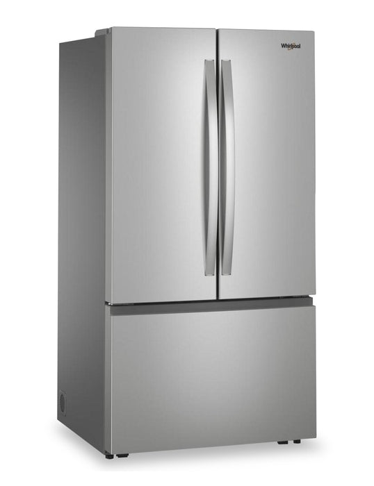 Réfrigérateur Whirlpool de 36 po et de 30,5 pi³ à portes françaises avec distributeur d’eau - acier inoxydable - WRFF3336SZ