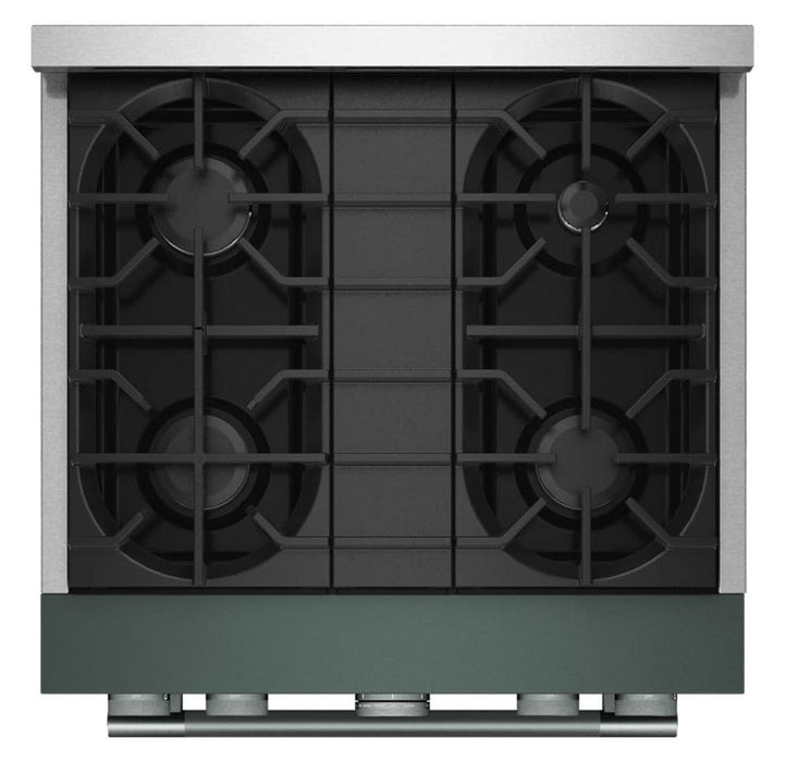 Cuisinière à gaz KitchenAid de 4,1 pi3 avec mode de friture à air sans préchauffage - genévrier - KFGS930SJP