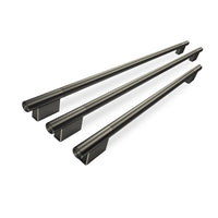 Trousse de poignées KitchenAid 3 pièces pour réfrigérateur encastré à portes françaises - minerai noir - W11777176