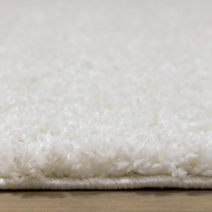 Carpette à poil long Pascal crème - 7 pi 10 po x 10 pi 6 po