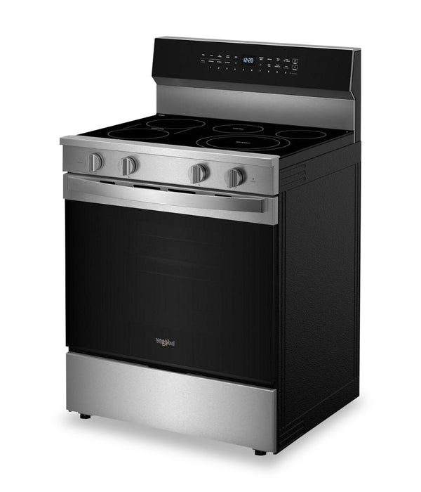 Cuisinière électrique Whirlpool de 5,3 pi³ avec friture à air et autonettoyage - acier inoxydable - YWFES7530RZ