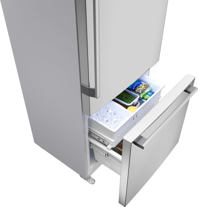 Réfrigérateur à 2 portes Bosch de série 100 de 17,2 pi3 et de 33 po de profondeur comptoir - acier inoxydable - B33CM10SNS