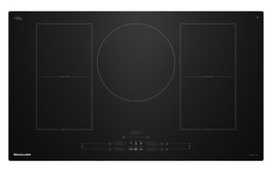 Surface de cuisson à induction KitchenAid de 36 po à 5 éléments - acier inoxydable - KCIT736SBL