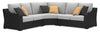 Ensemble Jasper 3 pièces pour la terrasse - noir