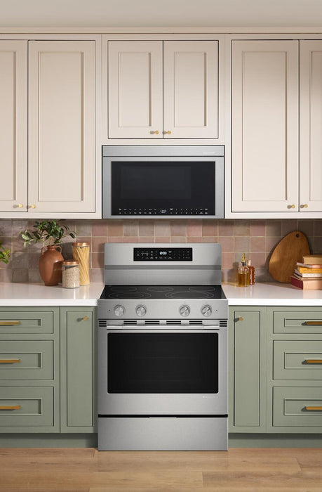Cuisinière électrique KitchenAid de 5,3 pi³ et de 30 po - acier inoxydable résistant aux traces de doigts - YKFES530SPS