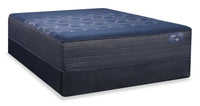  Ensemble matelas très ferme à plateau-coussin lisse Back Logic 5.0 de Serta pour lit simple